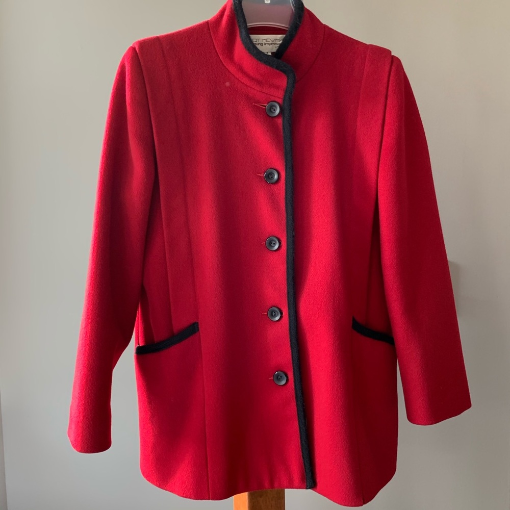 Vintage Bert Newman Young Impressions  Wool Coat
